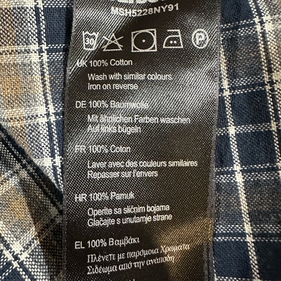 Barbour Plaid Long Sleeve Shirt 3 XL - Picture 5 of 8